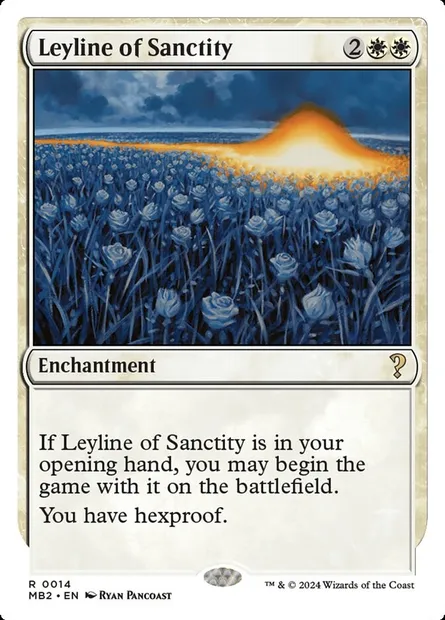 Ligne ley de vertu, carte Magic MB2 14 — extension Mystery Booster 2