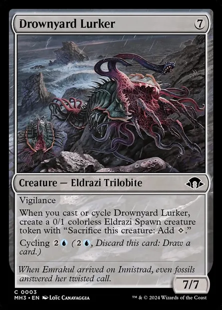 Drownyard Lurker, Magic card MH3 3 — Modern Horizons 3 set