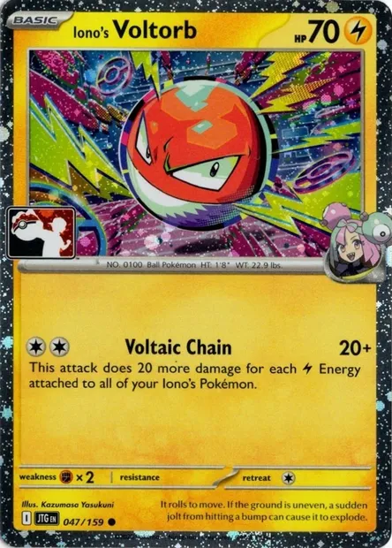 Iono's Voltorb, Pokémon card PPS 047 — Play! Pokémon Prize Pack Series set