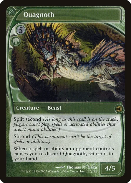 Quagnoth, Magic card FUT 150 — Future Sight set