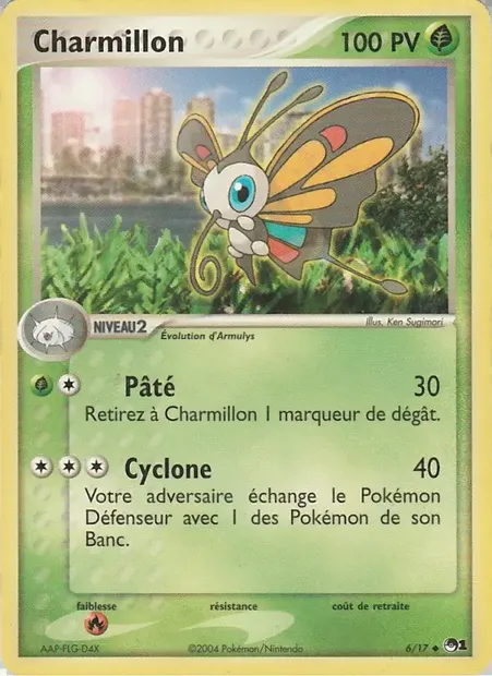 Charmillon, carte Pokémon P1 6 — extension POP Série 1