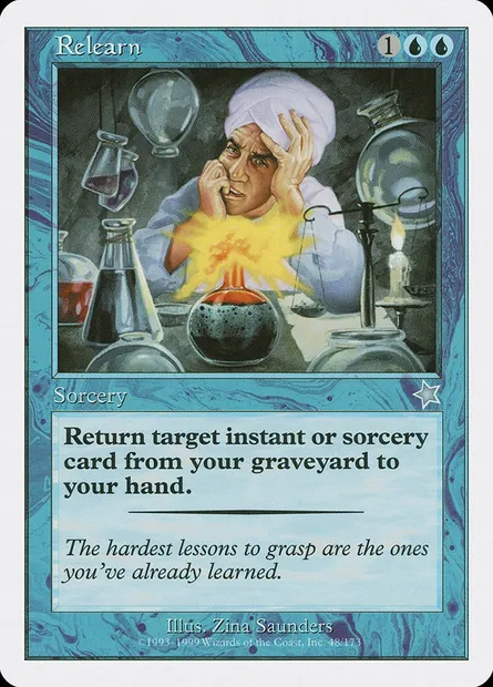 Relearn, Magic card S99 48 — Starter 1999 set