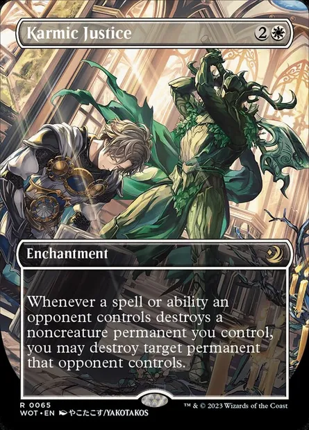 Karmic Justice, Magic card WOT 65 — Wilds of Eldraine: Enchanting Tales set