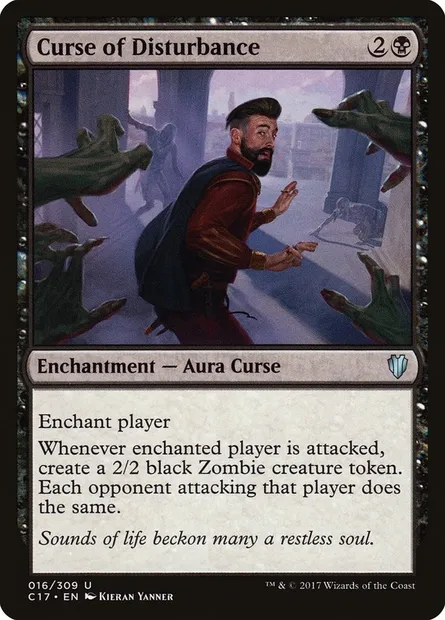 Curse of Disturbance, Magic card C17 16 — Commander 2017 set