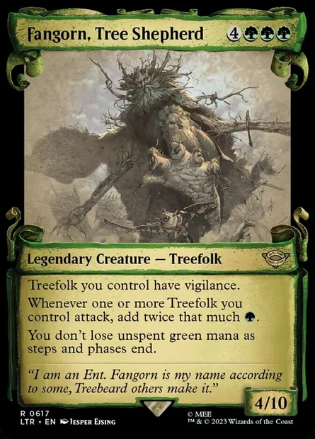 Fangorn, Tree Shepherd, Magic card LTR 617 — The Lord of the Rings: Tales of Middle-earth set