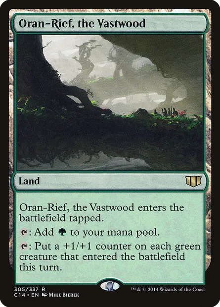 Oran-Rief, the Vastwood, Magic card C14 305 — Commander 2014 set