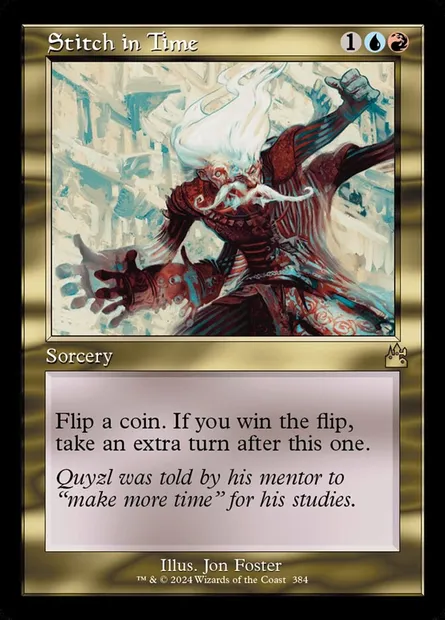 Stitch in Time, Magic card RVR 384 — Ravnica Remastered set