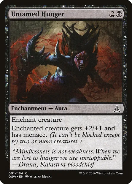 Untamed Hunger, Magic card OGW 91 — Oath of the Gatewatch set
