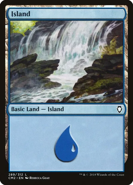 Île, carte Magic CM2 289 — extension Commander Anthology Volume II