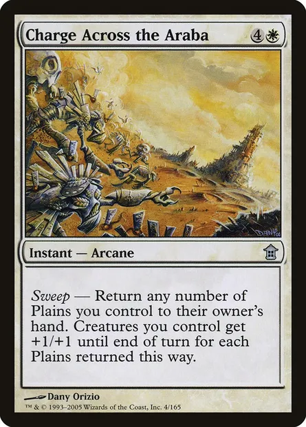 Charge Across the Araba, Magic card SOK 4 — Saviors of Kamigawa set