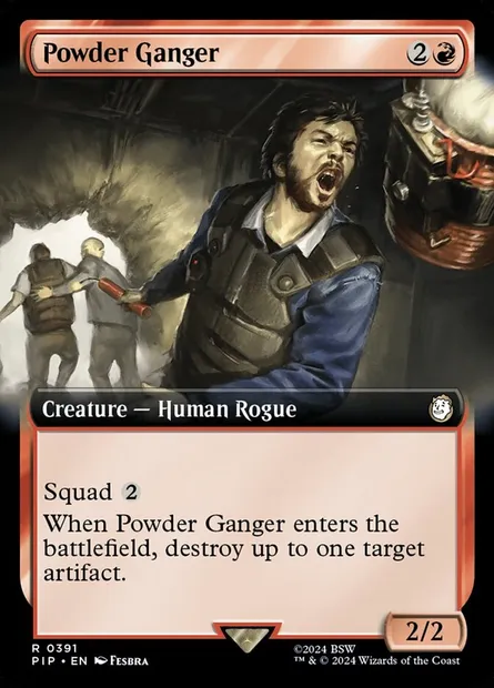 Powder Ganger, Magic card PIP 391 — Fallout set
