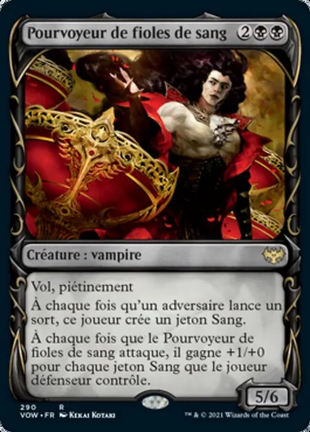 Pourvoyeur de fioles de sang, carte Magic VOW 290 — extension Innistrad : noce écarlate