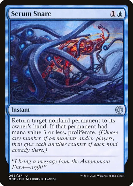 Serum Snare, Magic card ONE 68 — Phyrexia: All Will Be One set
