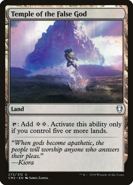 Temple of the False God, Magic card CM2 272 — Commander Anthology Volume II set