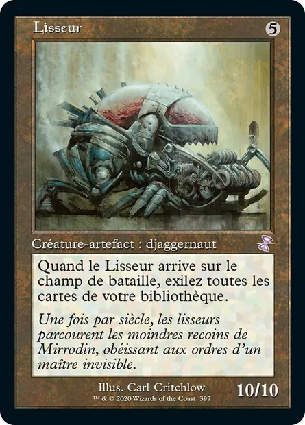 Lisseur, carte Magic TSR 397 — extension Spirale Temporelle Remastered