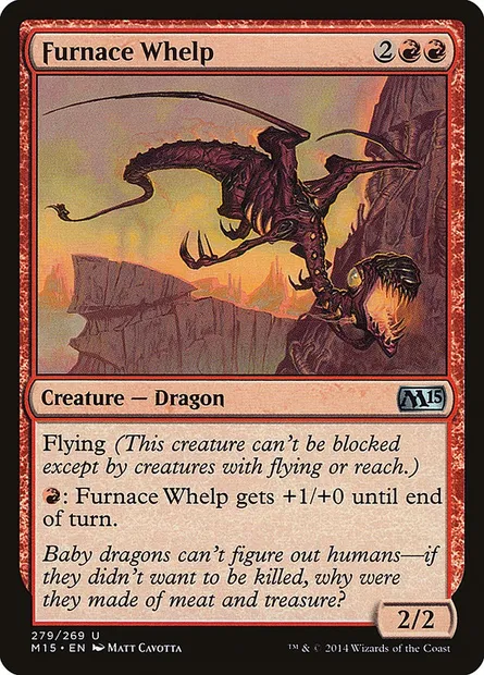 Furnace Whelp, Magic card M15 279 — Magic 2015 set