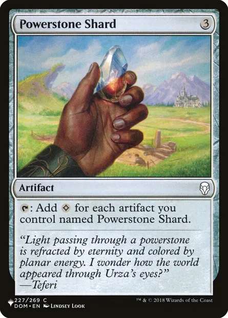 Powerstone Shard, Magic card PLST DOM-227 — The List set