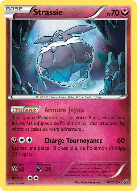 Strassie, carte Pokémon ROS 47 — extension Ciel Rugissant