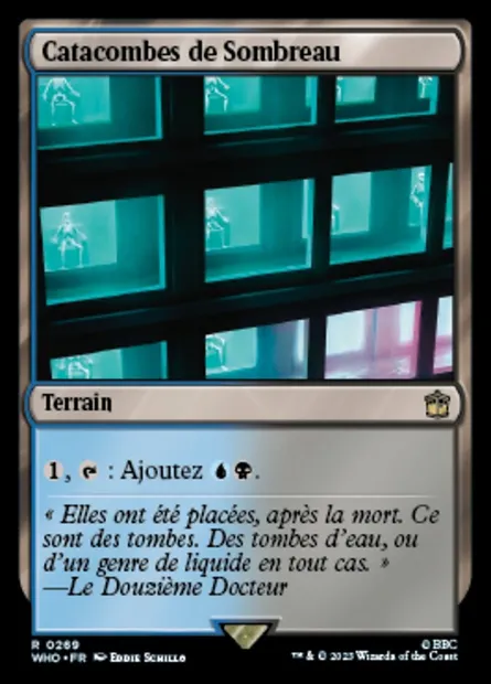 Catacombes de Sombreau, carte Magic WHO 269 — extension Doctor Who