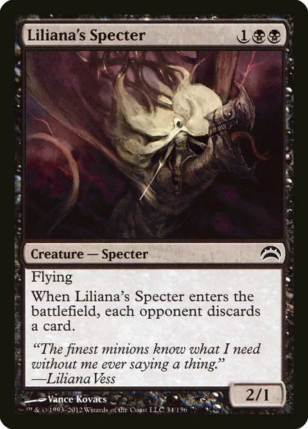 Liliana's Specter, Magic card PC2 34 — Planechase 2012 set