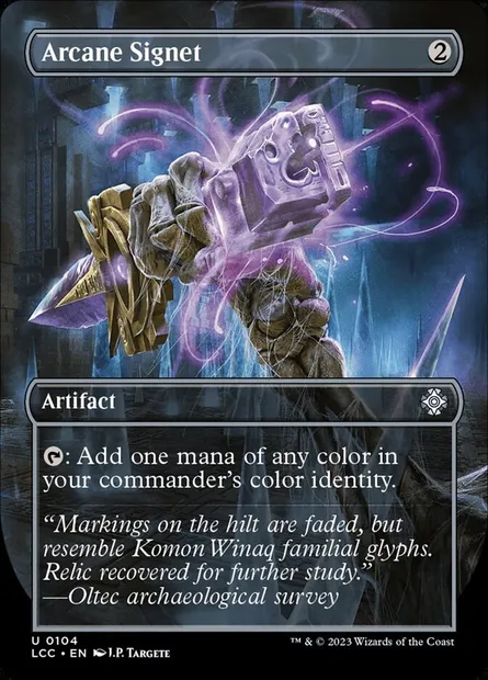 Arcane Signet, Magic card LCC 104 — The Lost Caverns of Ixalan Commander set