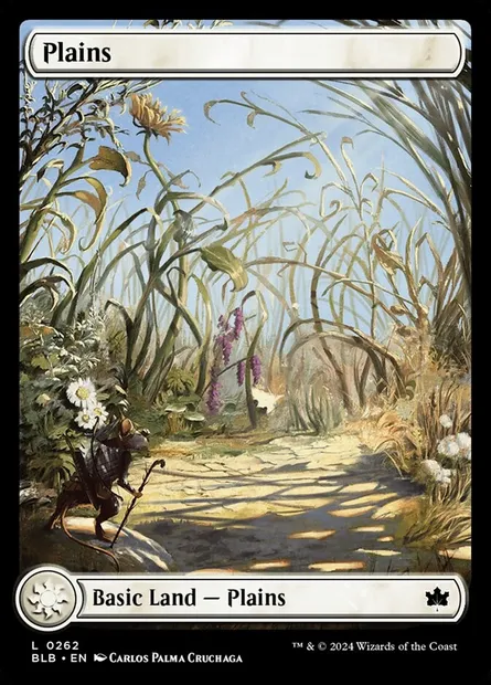 Plaine, carte Magic BLB 262 — extension Bloomburrow