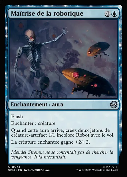 Maîtrise de la robotique, carte Magic SPM 41 — extension Marvel's Spider-Man
