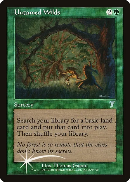 Untamed Wilds, Magic card 7ED 279★ — Seventh Edition set