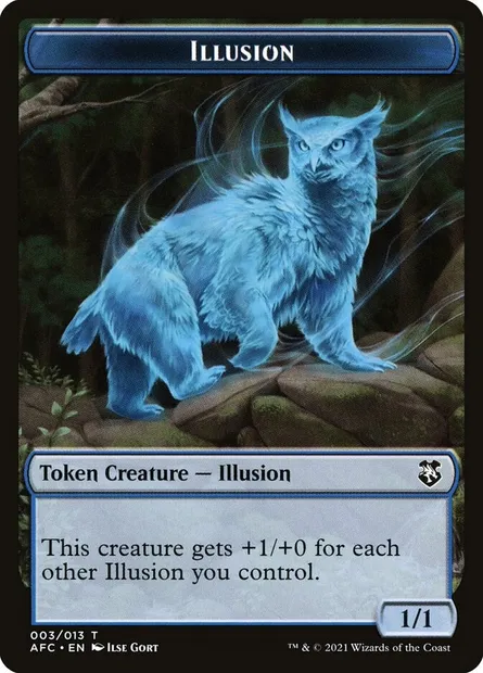 Illusion, Magic card TAFC 3 — Forgotten Realms Commander Tokens set