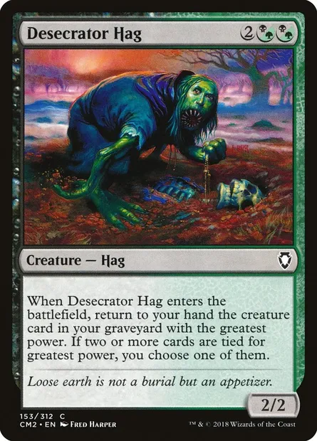 Desecrator Hag, Magic card CM2 153 — Commander Anthology Volume II set