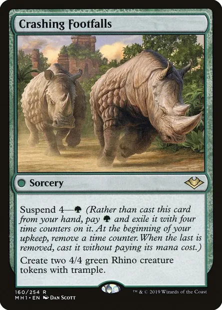 Crashing Footfalls, Magic card MH1 160 — Modern Horizons set