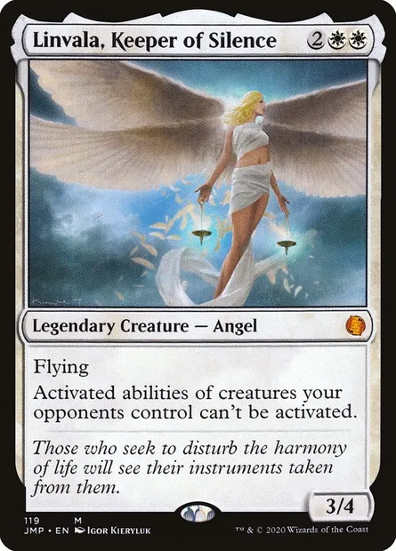 Linvala, Keeper of Silence, Magic card JMP 119 — Jumpstart set