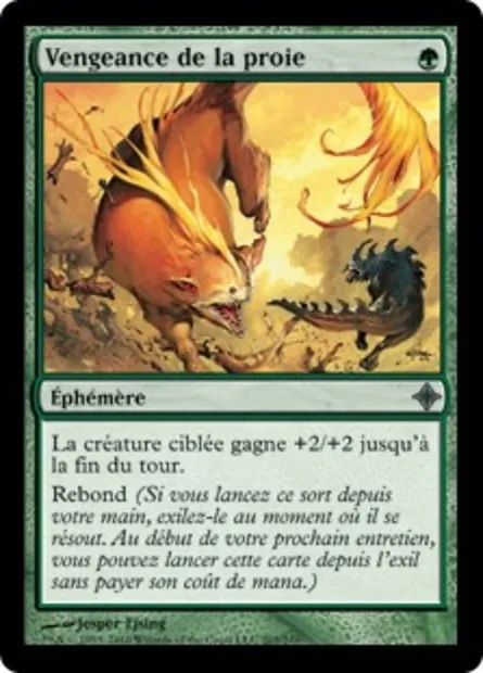 Vengeance de la proie, carte Magic ROE 205 — extension L'ascension des Eldrazi