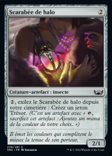 Scarabée de halo, carte Magic SNC 239 — extension Les rues de la Nouvelle-Capenna