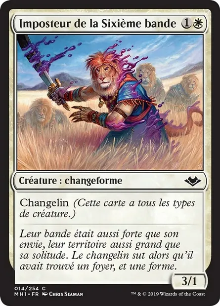 Imposteur de la Sixième bande, carte Magic MH1 14 — extension Horizons du Modern