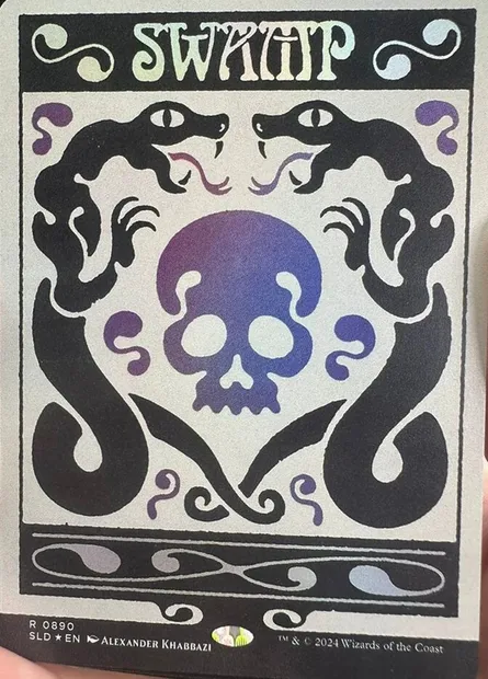 Swamp, Magic card SLD 890 — Secret Lair Drop set