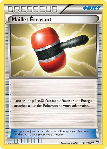 Maillet Écrasant, carte Pokémon LTR 111 — extension Legendary Treasures