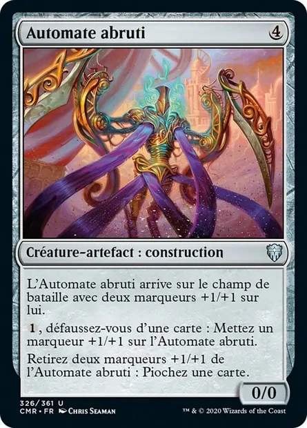 Automate abruti, carte Magic CMR 326 — extension Commander Legends