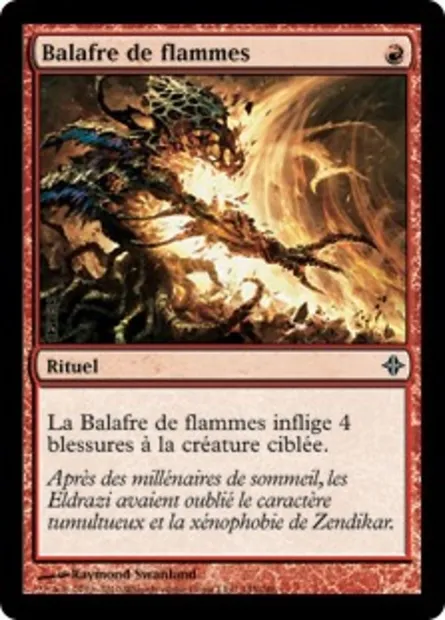 Balafre de flammes, carte Magic ROE 145 — extension L'ascension des Eldrazi