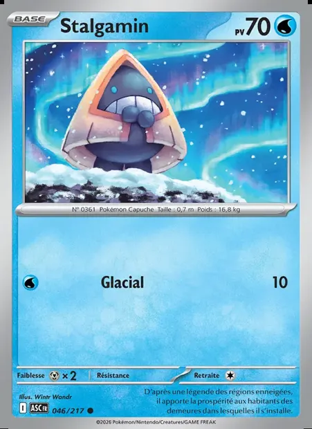 Stalgamin, carte Pokémon ASC 046 — extension Héros Transcendants