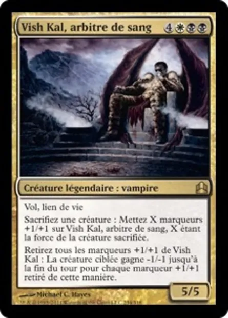 Vish Kal, arbitre de sang, carte Magic CMD 234 — extension Commander 2011