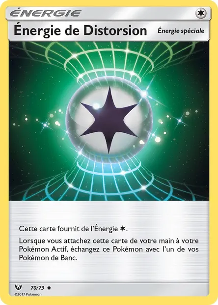 Énergie de Distorsion, carte Pokémon SLG 70 — extension Légendes Brillantes