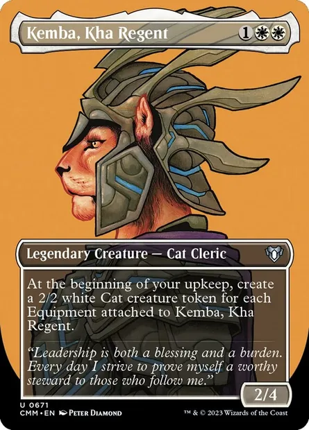 Kemba, Kha Regent, Magic card CMM 671 — Commander Masters set