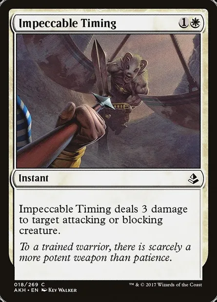 Impeccable Timing, Magic card AKH 18 — Amonkhet set