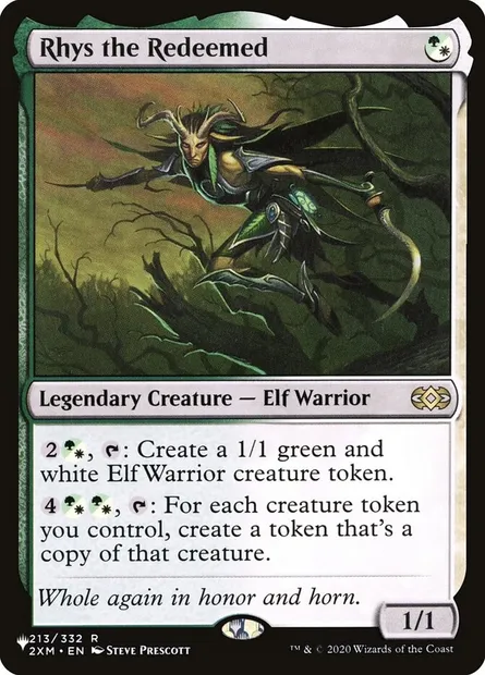 Rhys l'Affranchi, carte Magic PLST 2XM-213 — extension The List