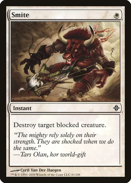Smite, Magic card ROE 43 — Rise of the Eldrazi set