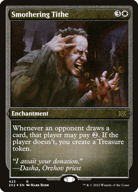 Smothering Tithe, Magic card 2X2 423 — Double Masters 2022 set