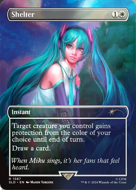 Shelter, Magic card SLD 1587★ — Secret Lair Drop set