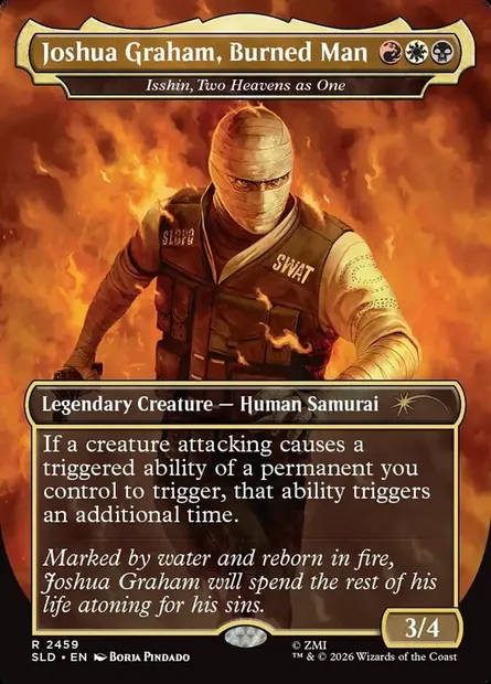 Isshin, Two Heavens as One, Magic card SLD 2459 — Secret Lair Drop set