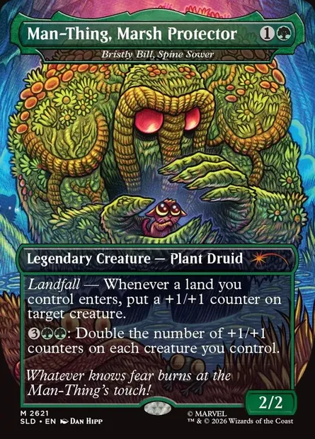 Bristly Bill, Spine Sower, Magic card SLD 2621 — Secret Lair Drop set